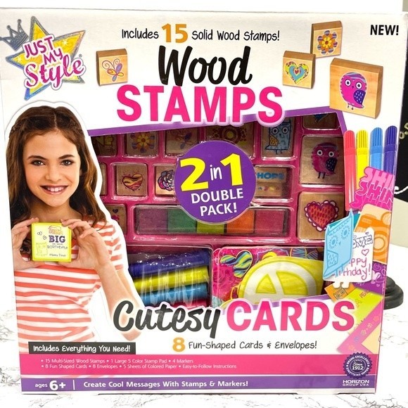 Just My Style 2-in-1 Create Your Own Stamps and Cards Kit - Picture 3 of 4